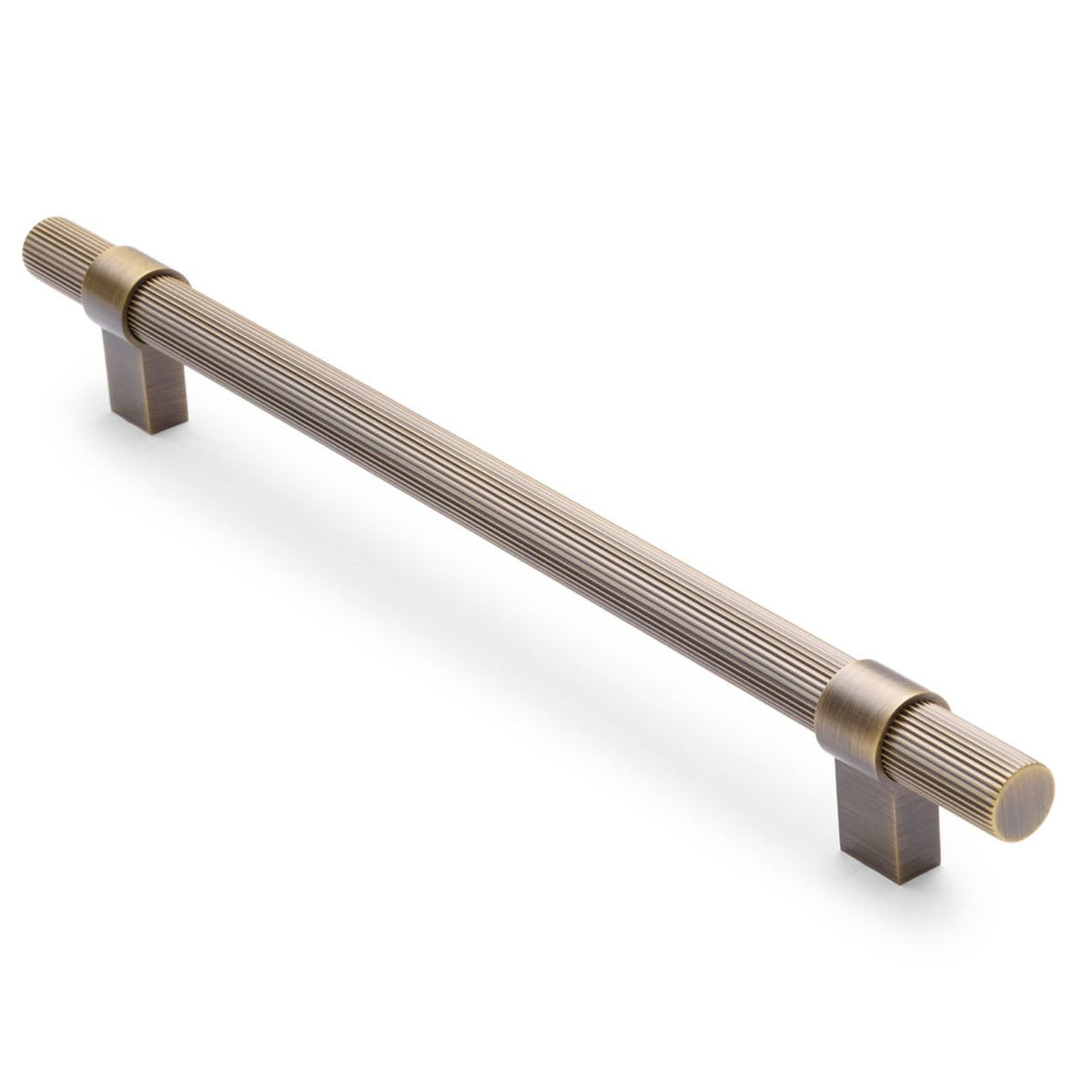 Aged Brass Fluted Pull - Cassandra