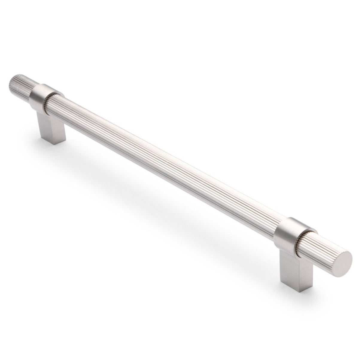 Brushed Nickel Fluted Pull - Cassandra