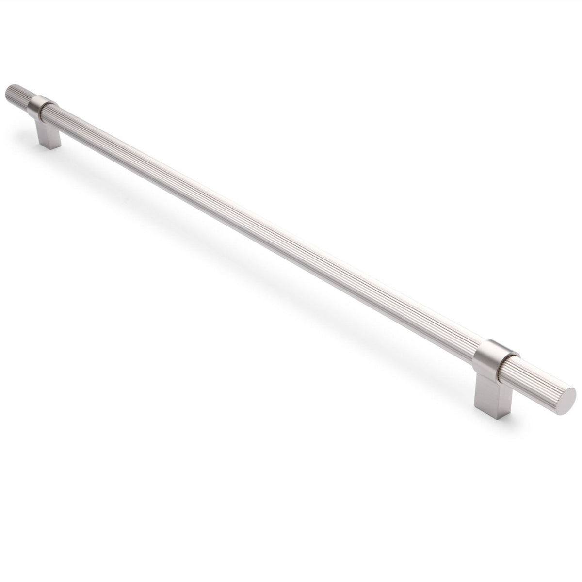 Brushed Nickel Fluted Pull - Cassandra