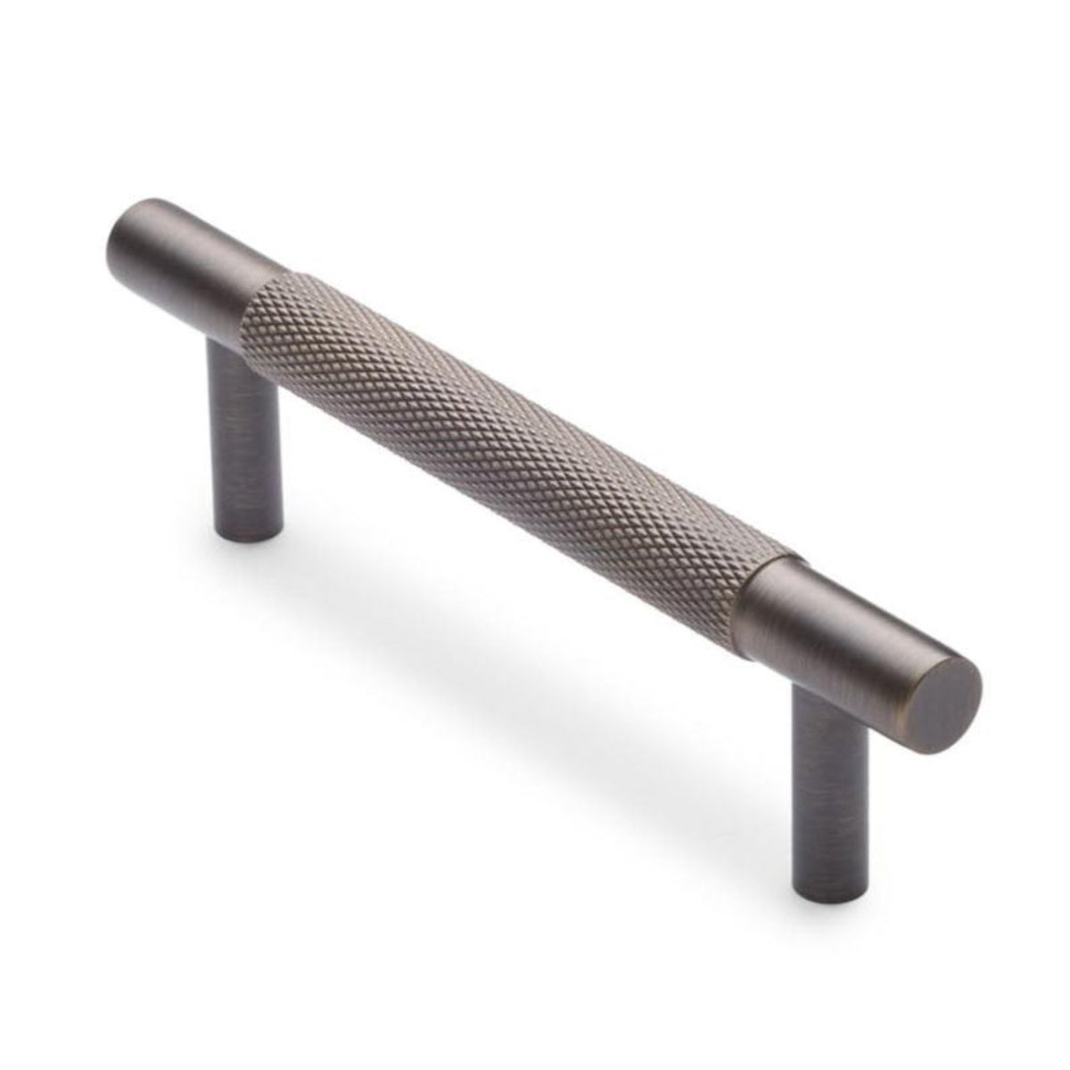 Aged Brass Knurled Drawer Pull - Charmian