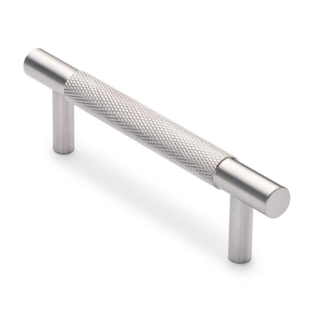 Brushed Nickel Knurled Drawer Pull - Charmian