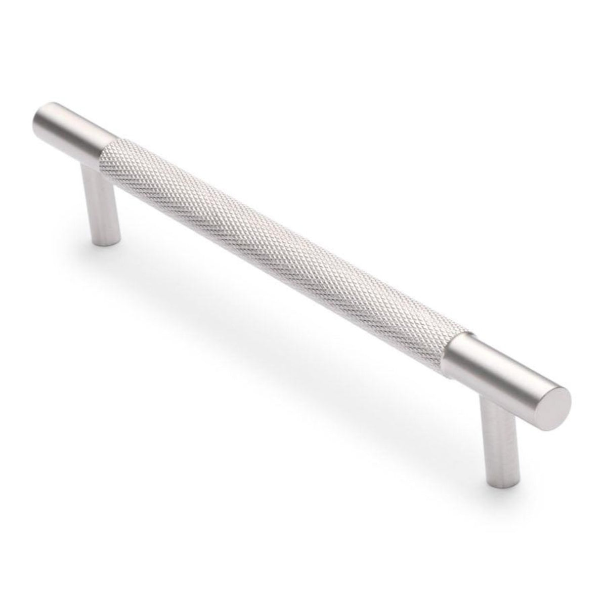 Brushed Nickel Knurled Drawer Pull - Charmian