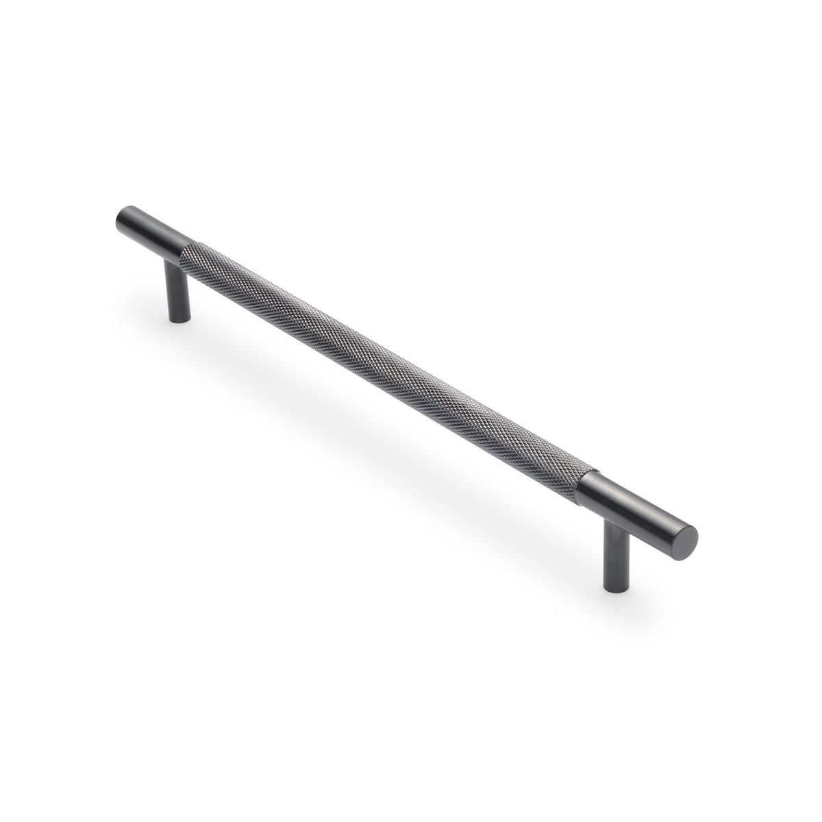 Gunmetal Knurled Drawer Pull - Charmian