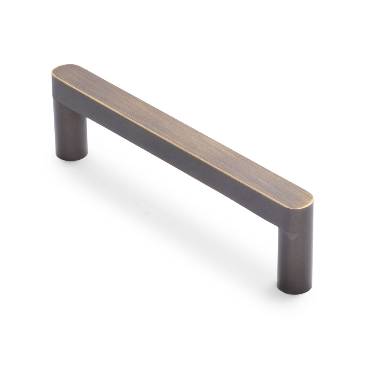 Aged Brass Straight Profile Cabinet Pull - Clio