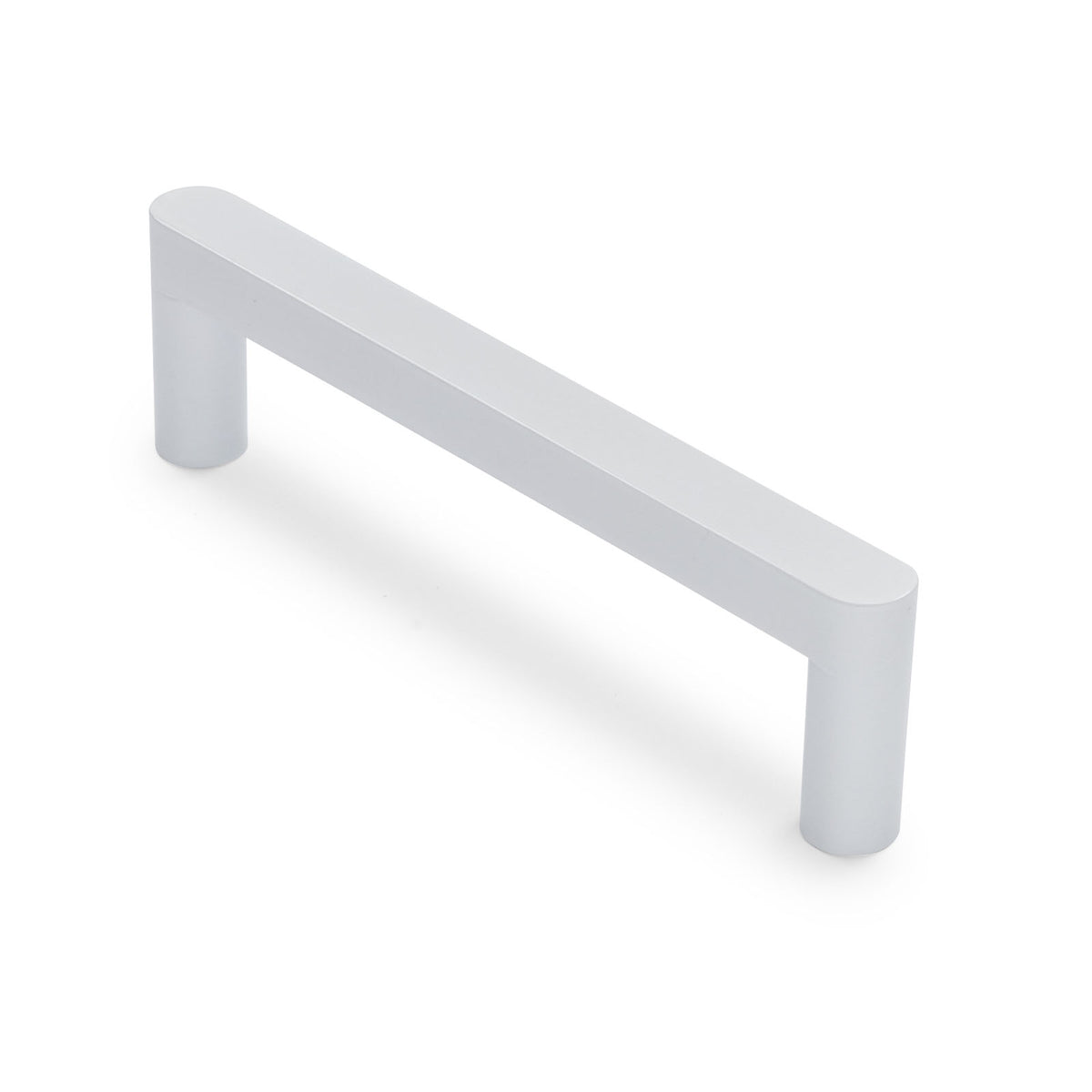 White Straight Profile Cabinet Pull - Clio