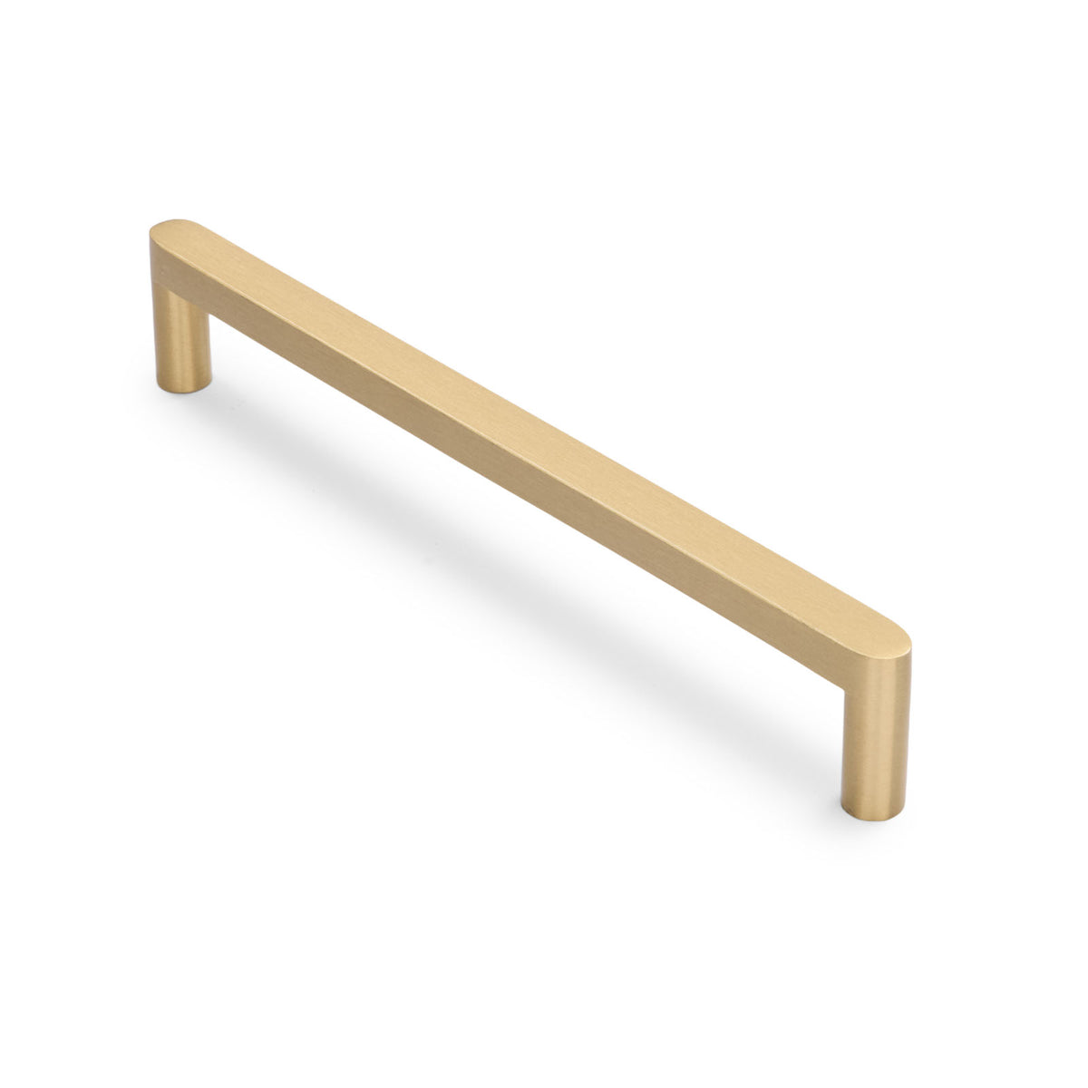 Brushed Brass Straight Profile Cabinet Pull - Clio