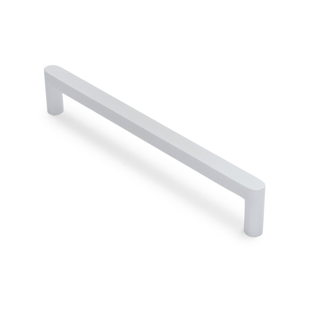 White Straight Profile Cabinet Pull - Clio