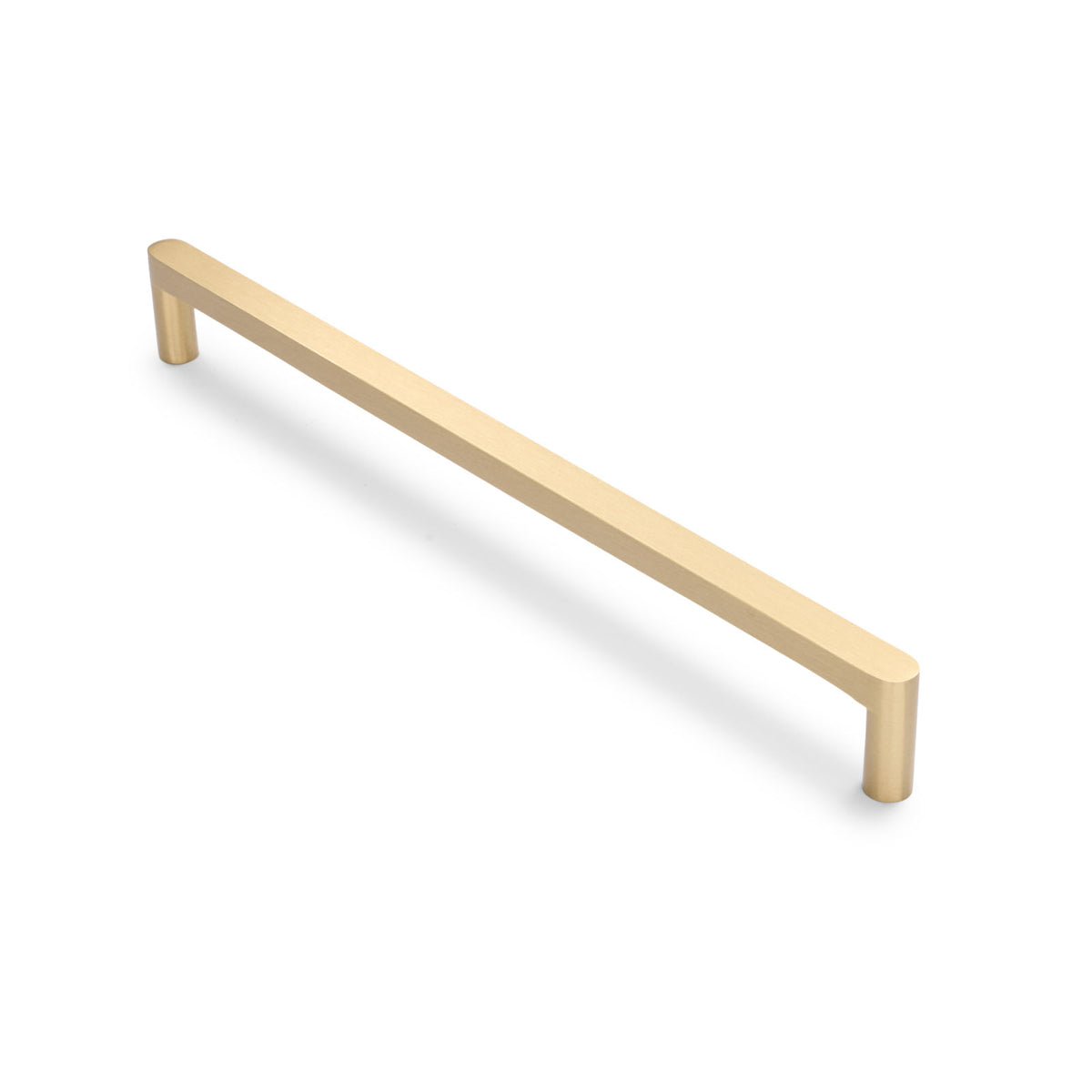 Brushed Brass Straight Profile Cabinet Pull - Clio