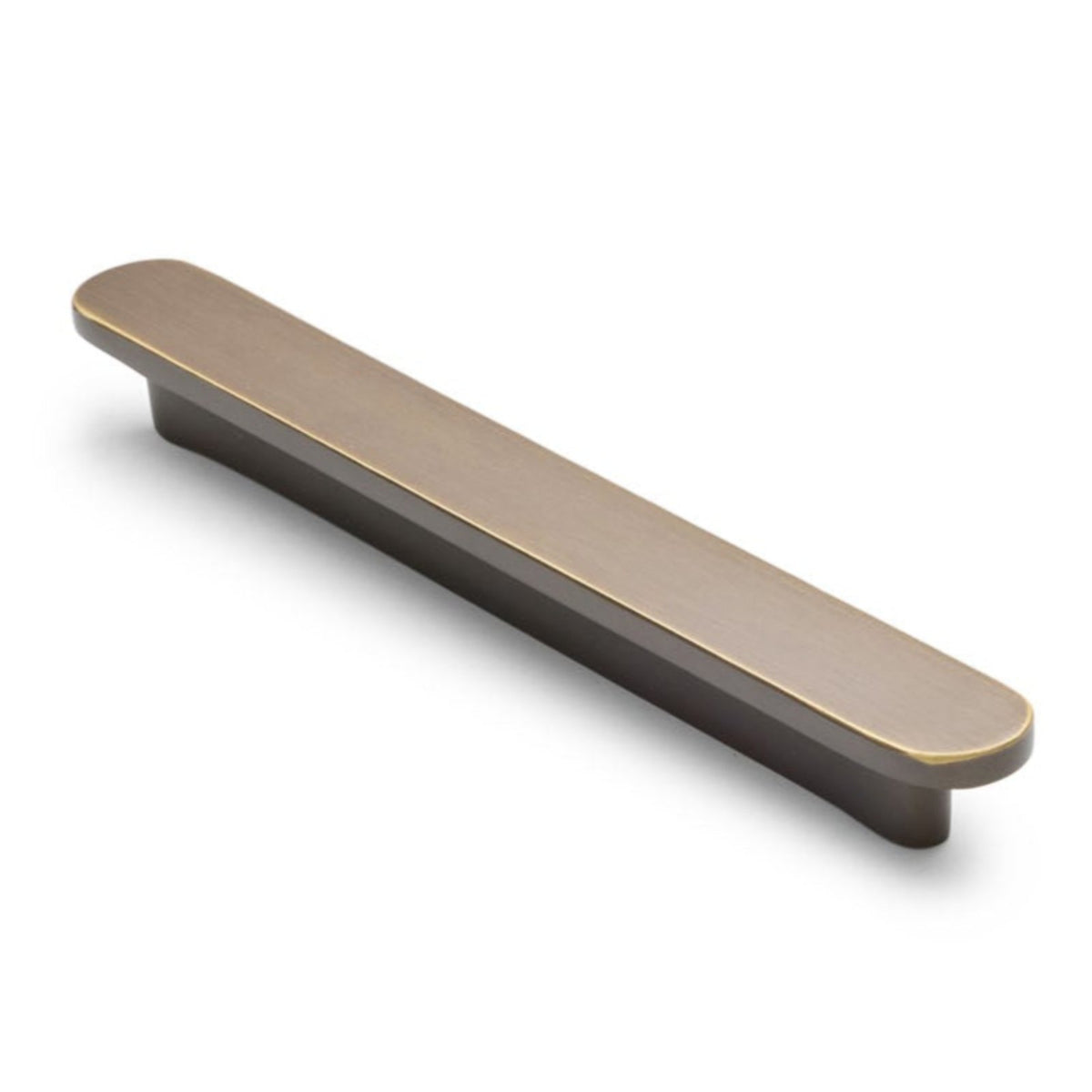 Aged Brass Oval Profile Cabinet Pull - Imogen