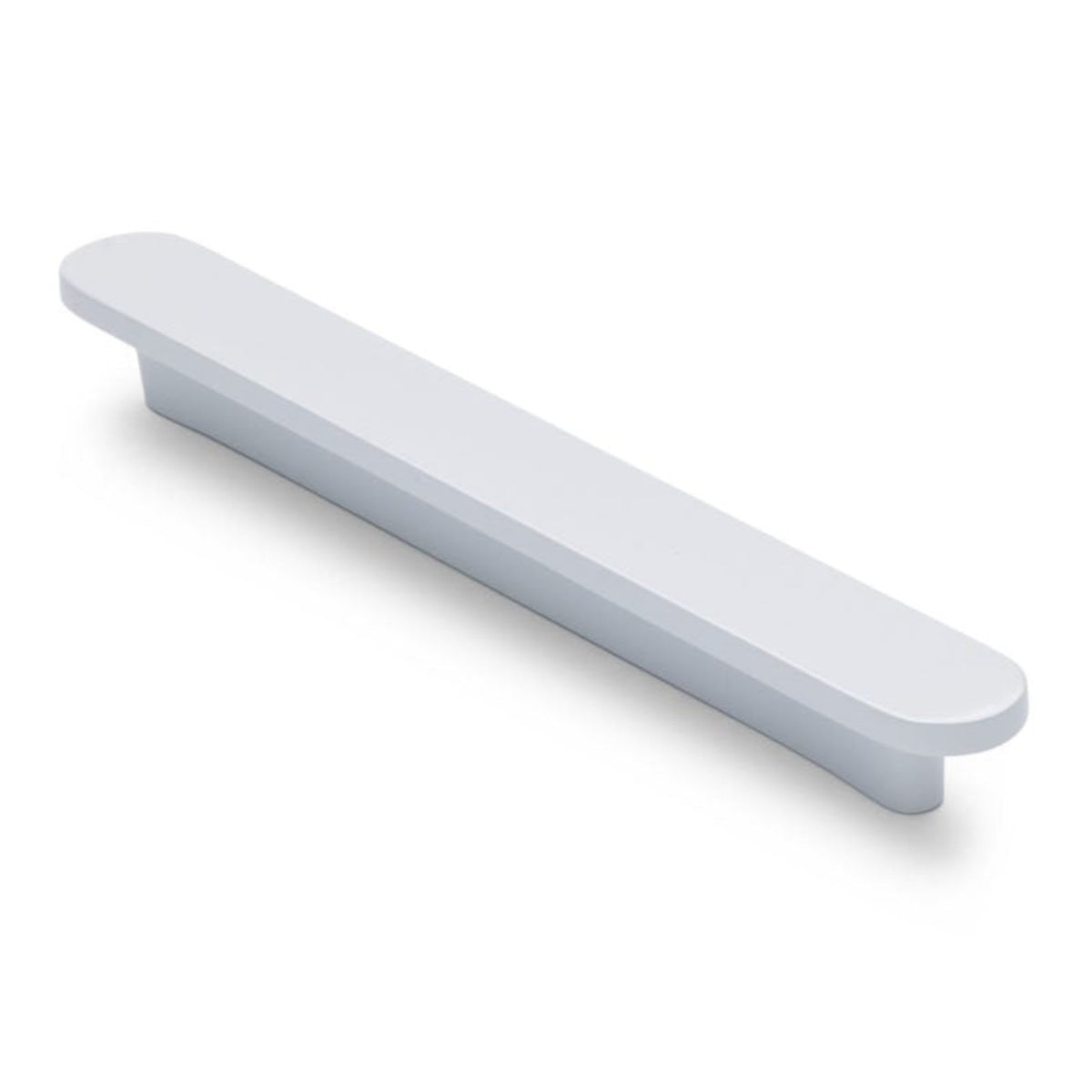 White Oval Profile Cabinet Pull - Imogen