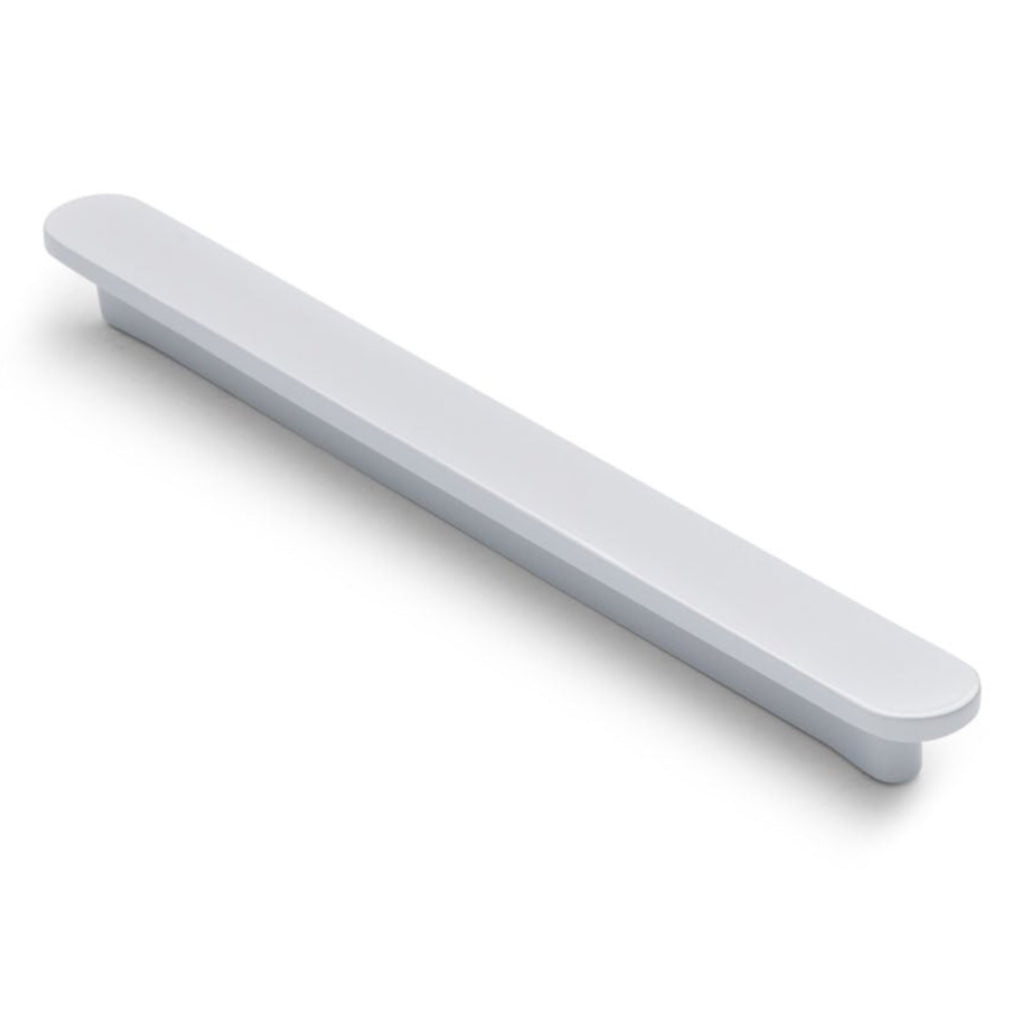 White Oval Profile Cabinet Pull - Imogen