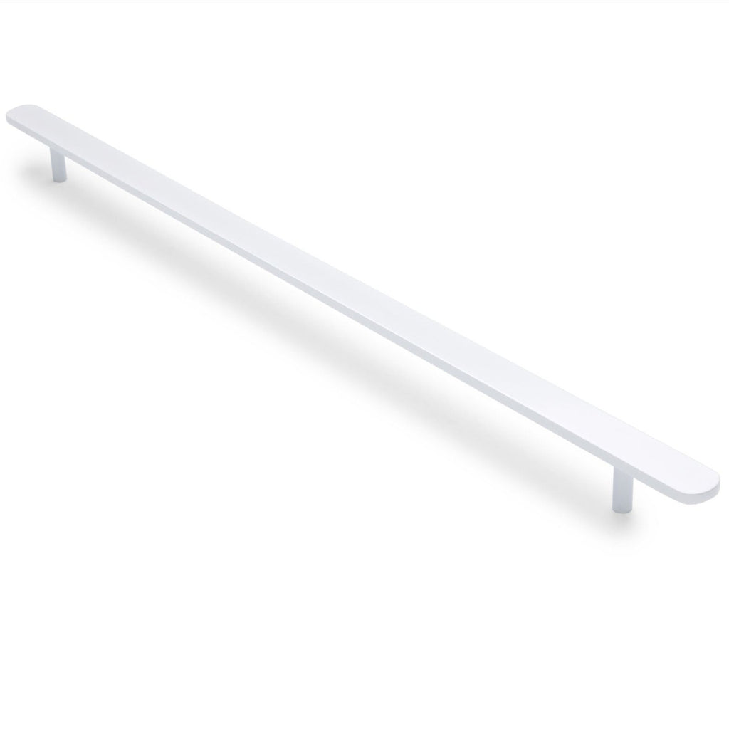 White Oval Profile Cabinet Pull - Imogen