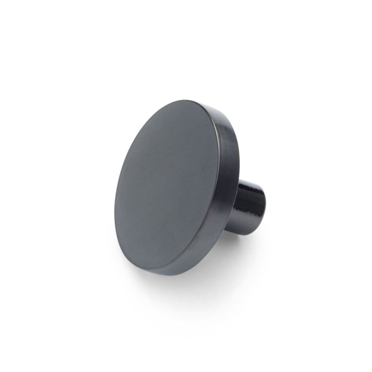 Gunmetal Round Profile Cabinet Knob - Olivia