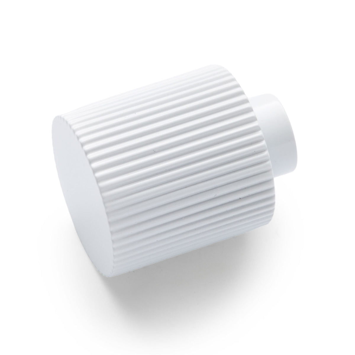 White Fluted Knob - Rhea