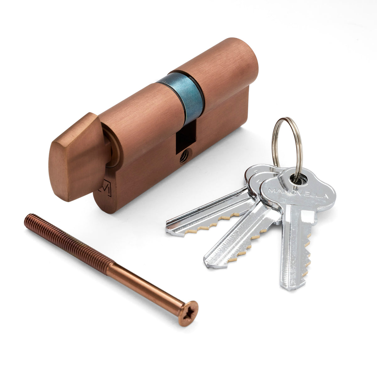 Bronze High Security Dual Function 5 Pin Euro Cylinder