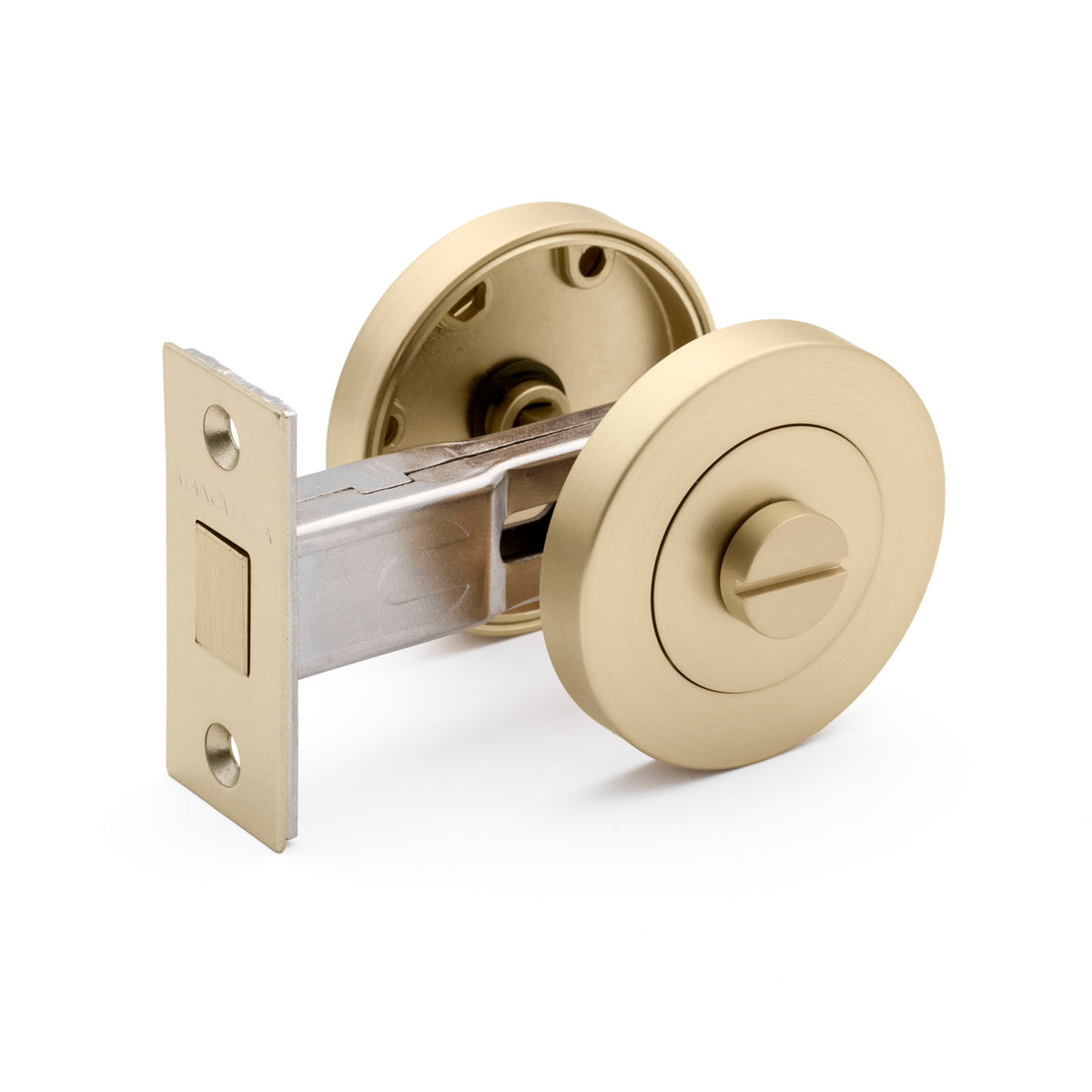 Satin Brass Privacy Turn & Bolt