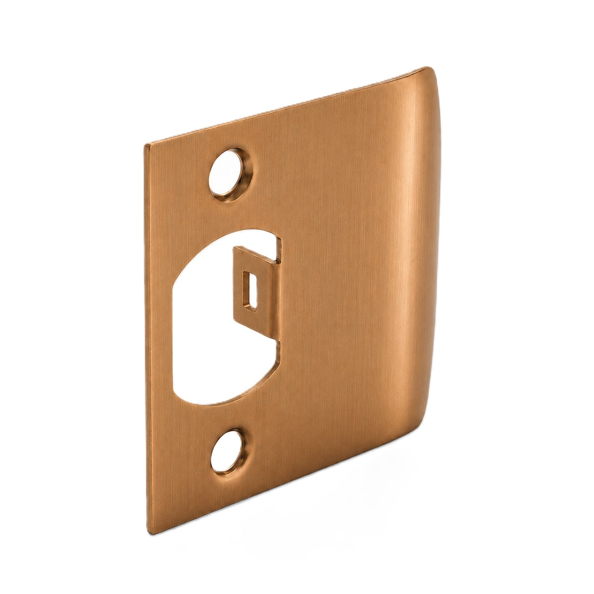 Extended 55mm Tubular Latch 'D' Strike Plate (various finishes)