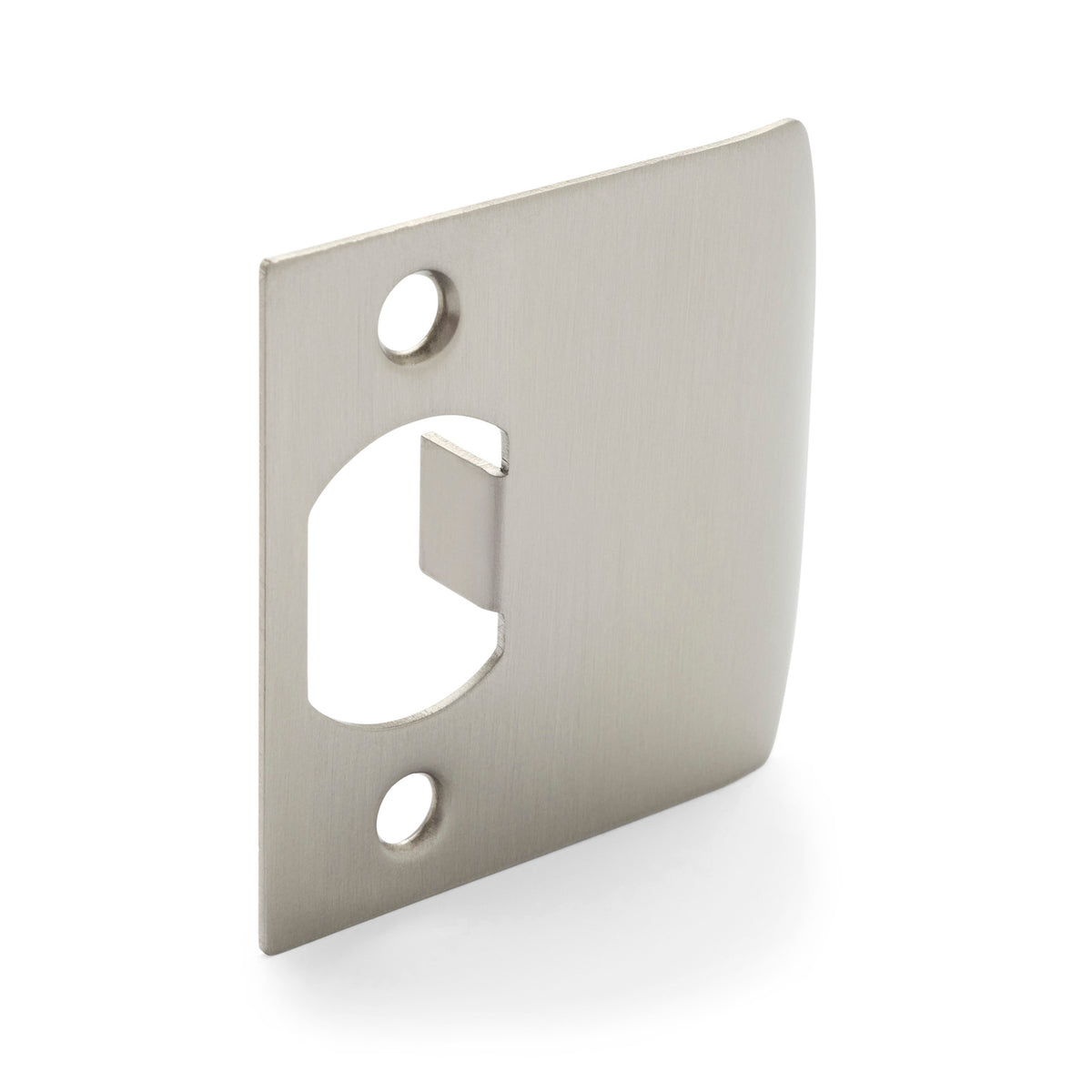 Extended 55mm Tubular Latch 'D' Strike Plate (various finishes)