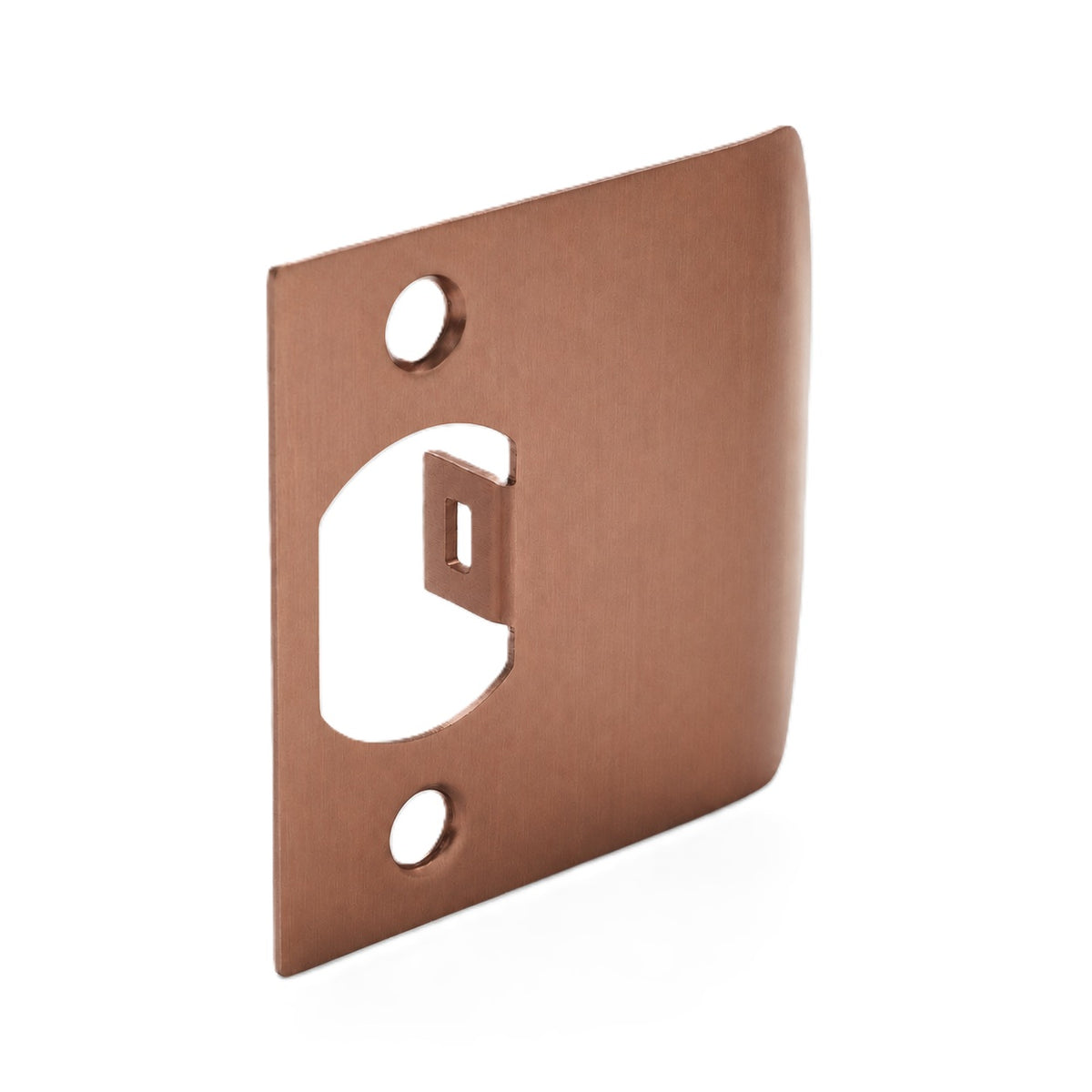 Extended 55mm Tubular Latch 'D' Strike Plate (various finishes)