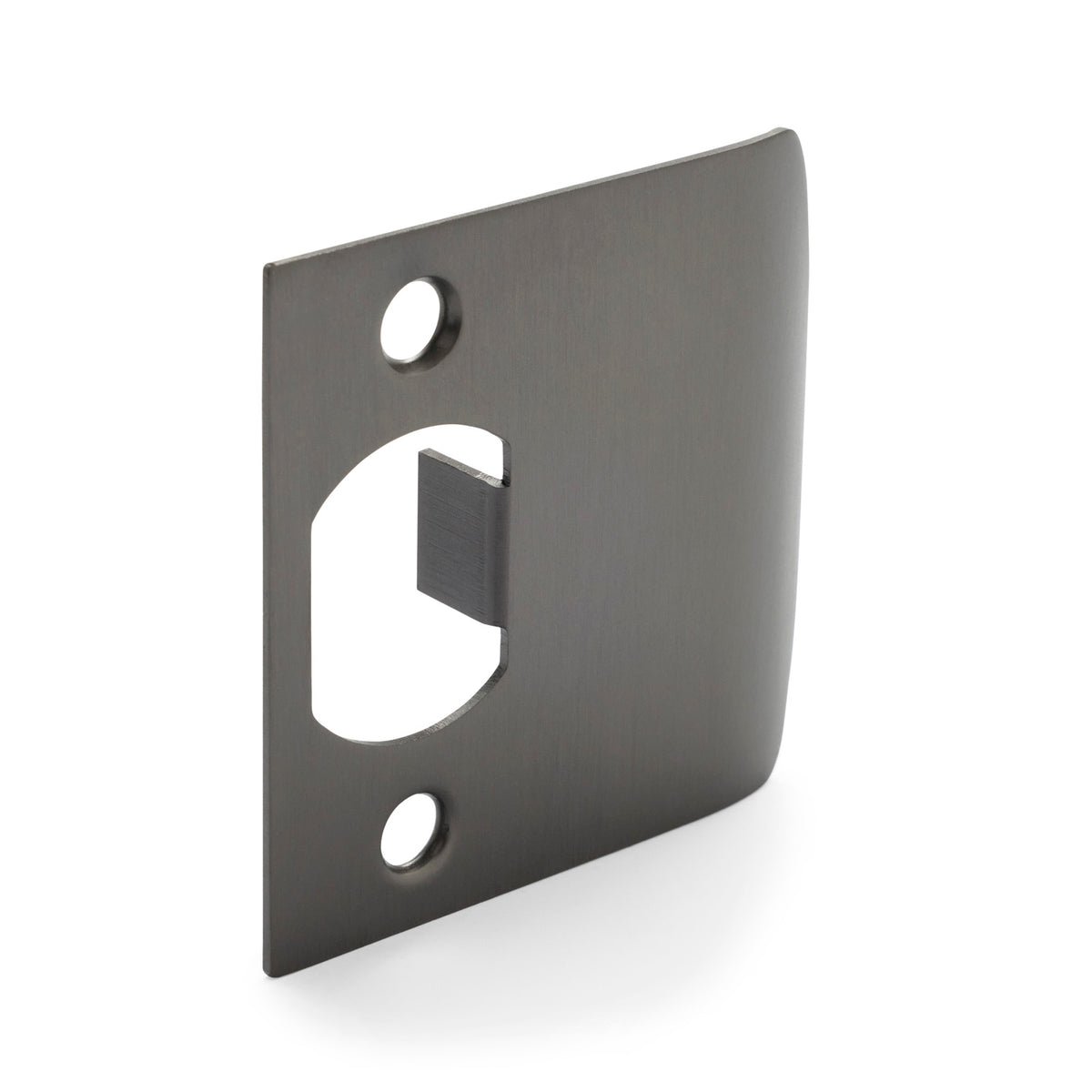Extended 55mm Tubular Latch 'D' Strike Plate (various finishes)