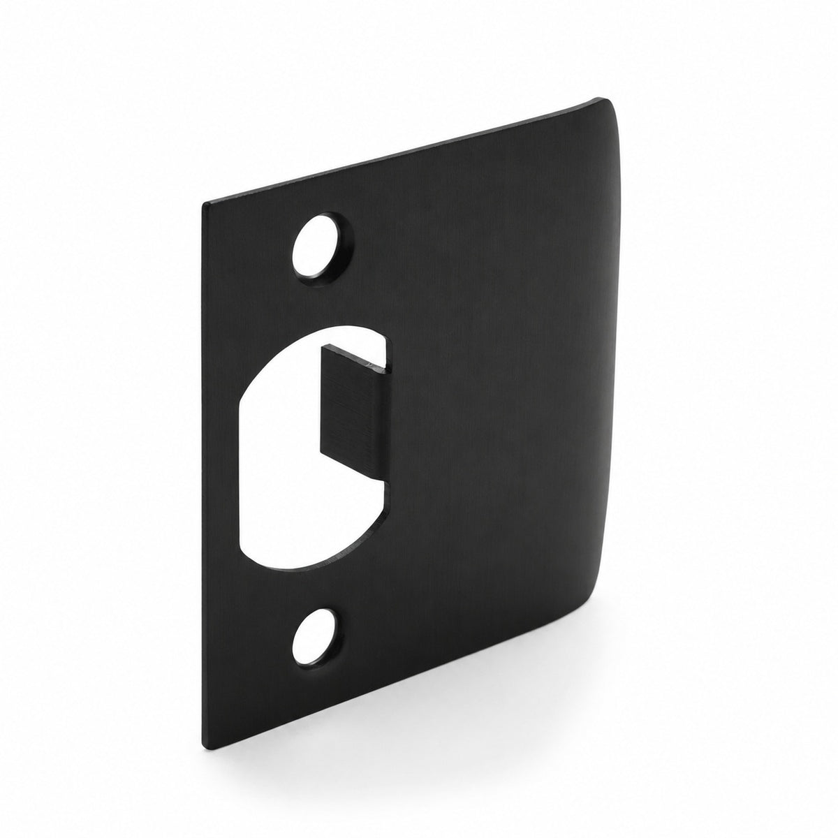 Extended 55mm Tubular Latch 'D' Strike Plate (various finishes)