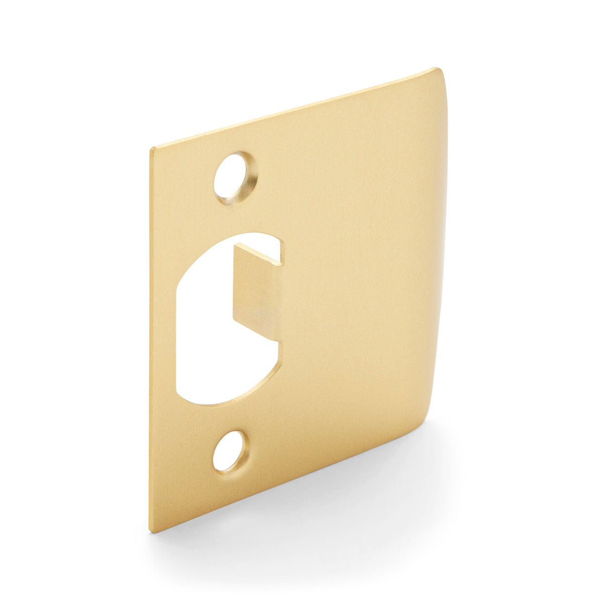 Extended 55mm Tubular Latch 'D' Strike Plate (various finishes)