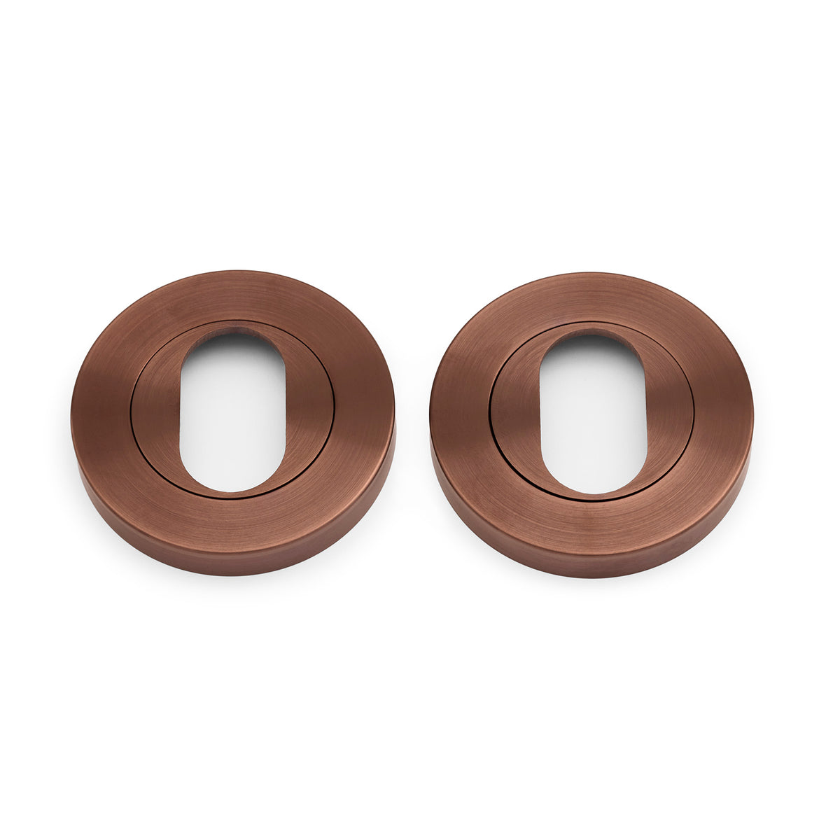 Sienna Bronze Oval Escutcheon (Pair)