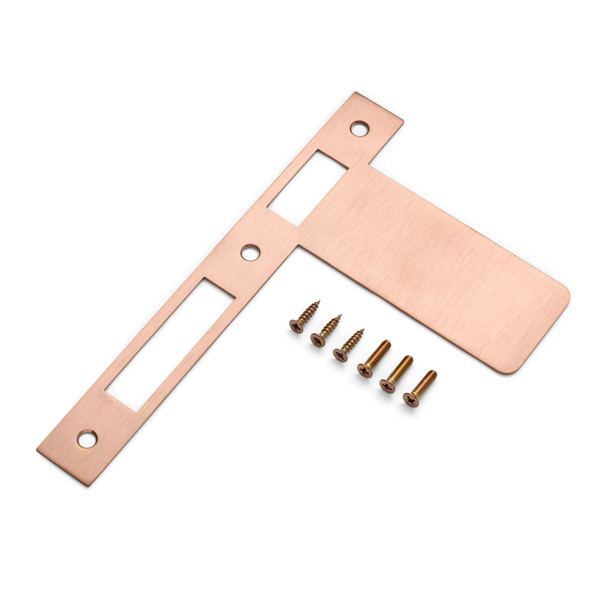 Extended 120mm Strike Plate to suit 85mm Euro Mortice Lock (Various Finishes)