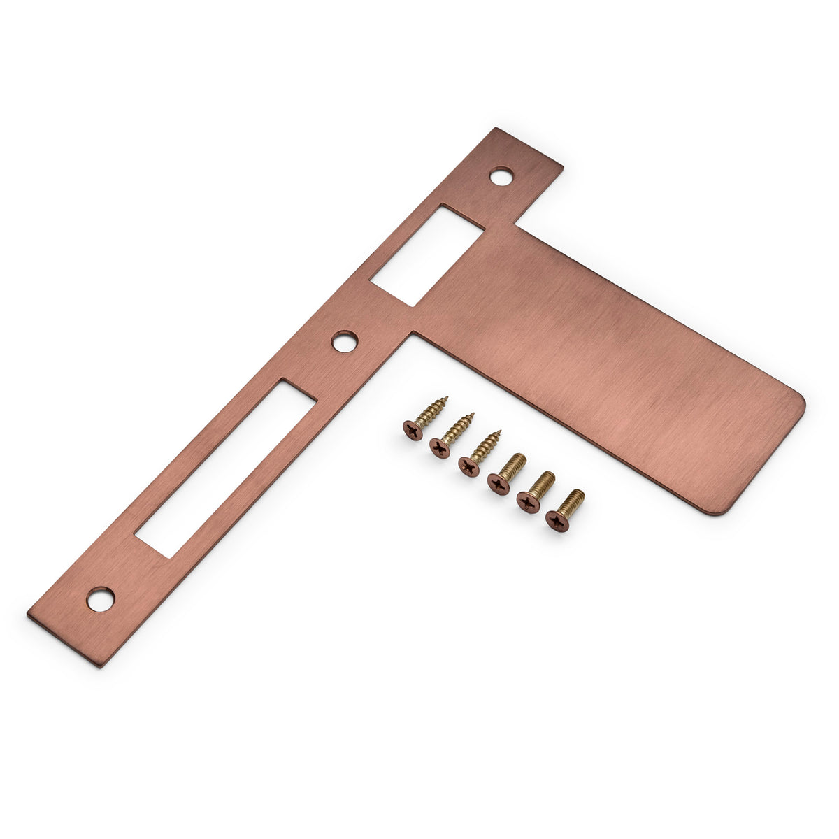 Extended 120mm Strike Plate to suit 85mm Euro Mortice Lock (Various Finishes)