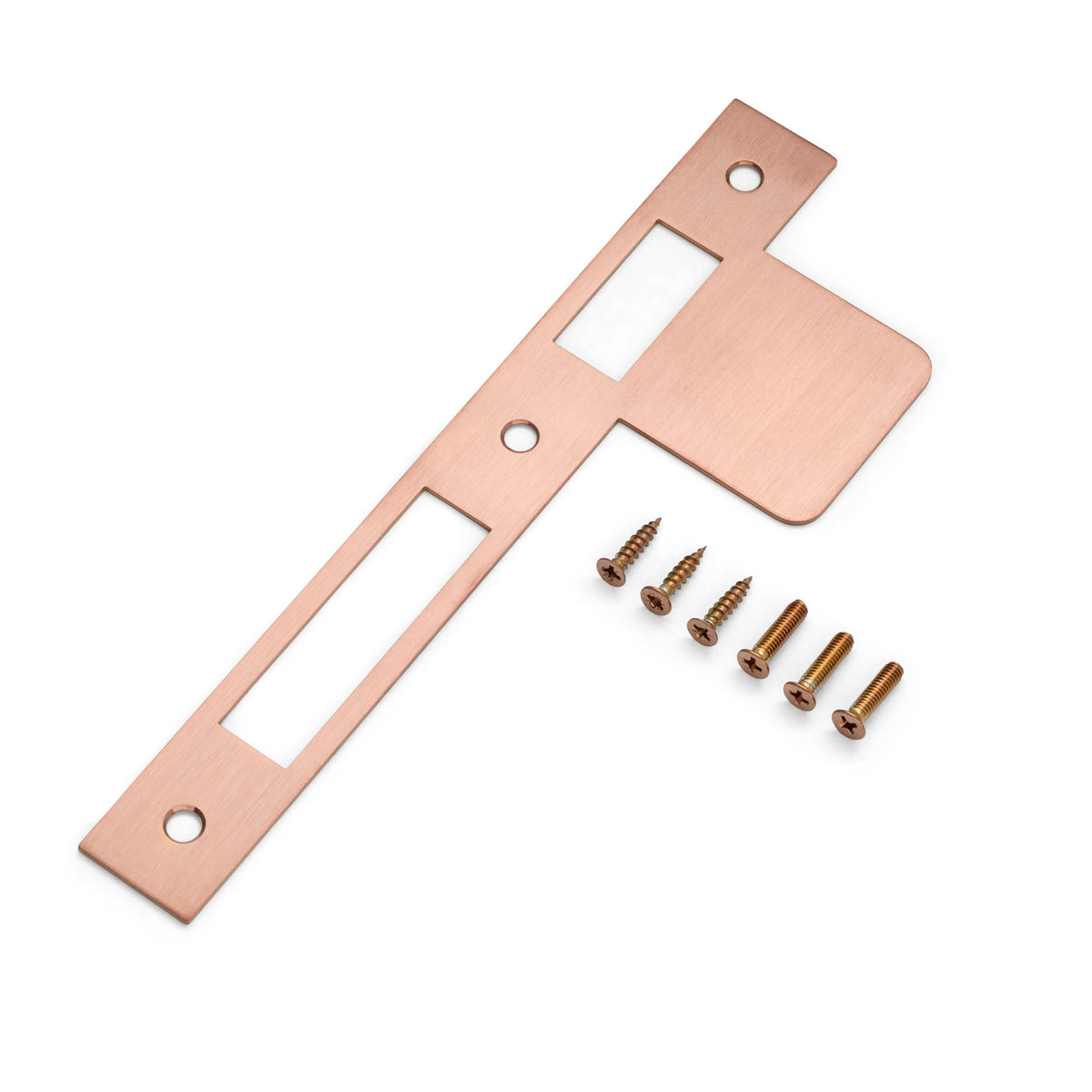 Extended 65mm Strike Plate to suit 85mm Euro Mortice Lock (Various Finishes)