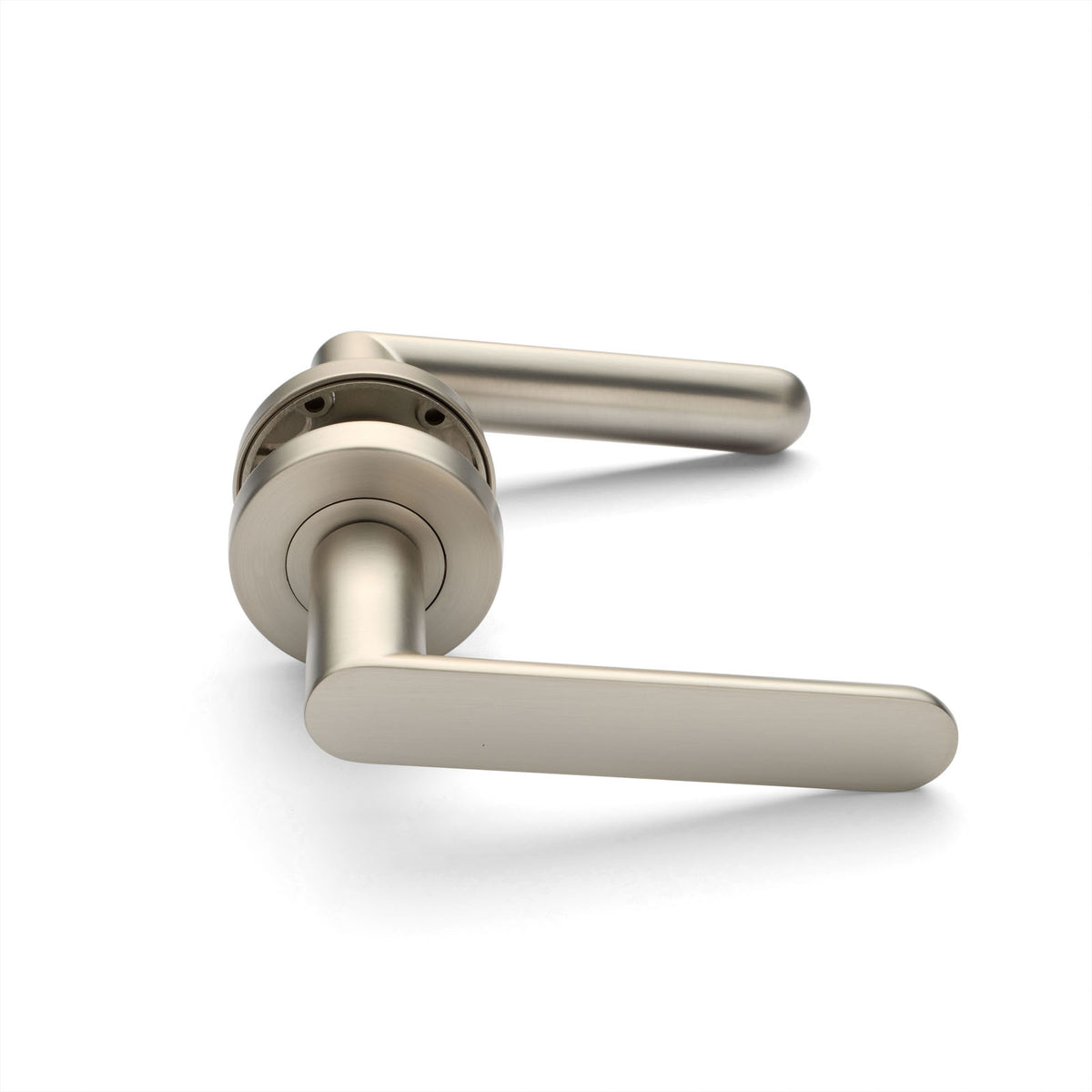 Brushed Nickel Passage Door Handle - Fairhaven