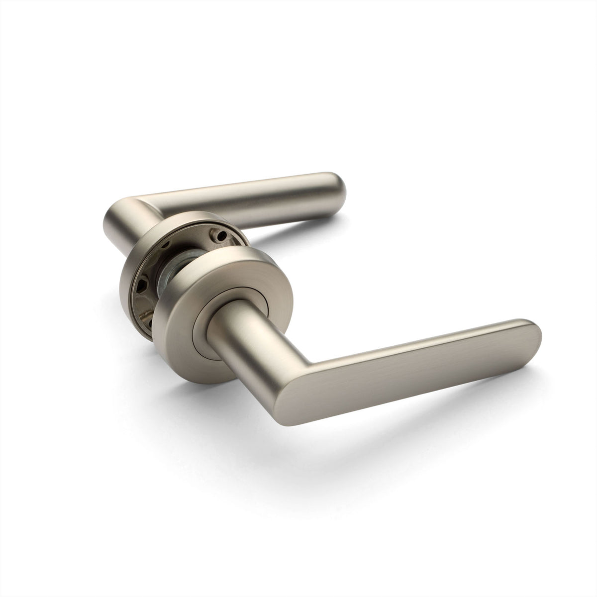 Brushed Nickel Passage Door Handle - Fairhaven