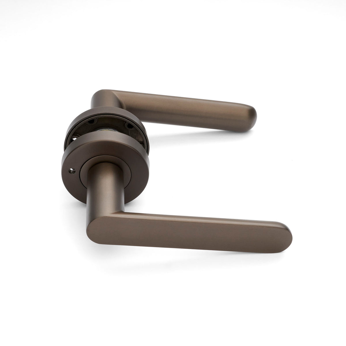 Aged Brass Privacy Door Handle - Fairhaven