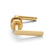 Satin Brass Privacy Door Handle - Fairhaven