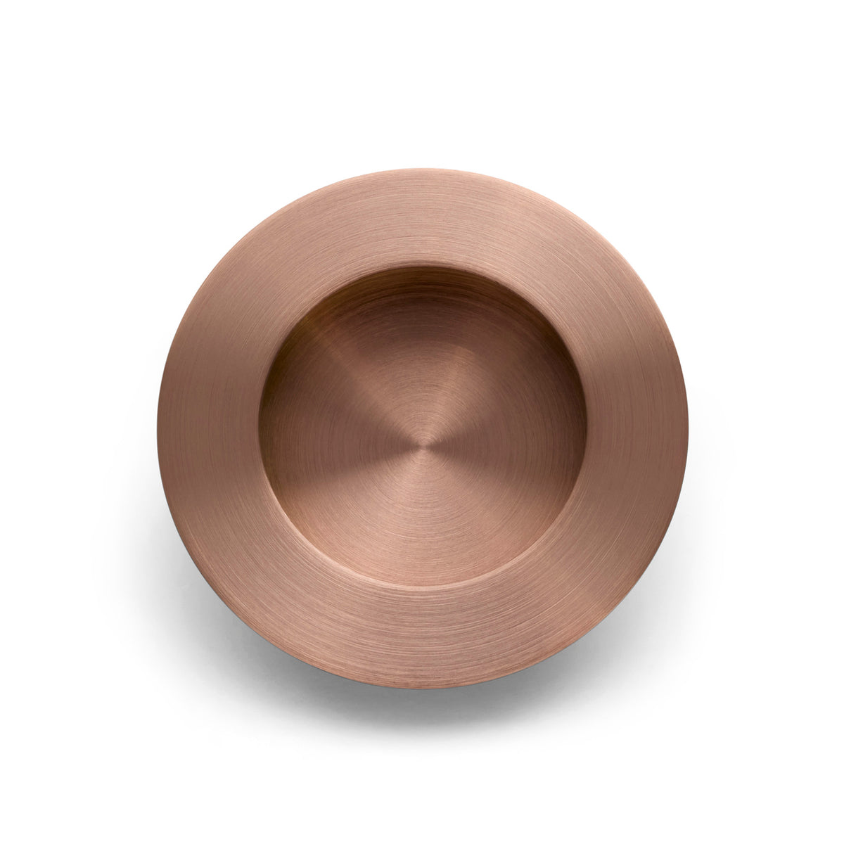 Sienna Bronze Sliding Door Round Flush Pull 65mm