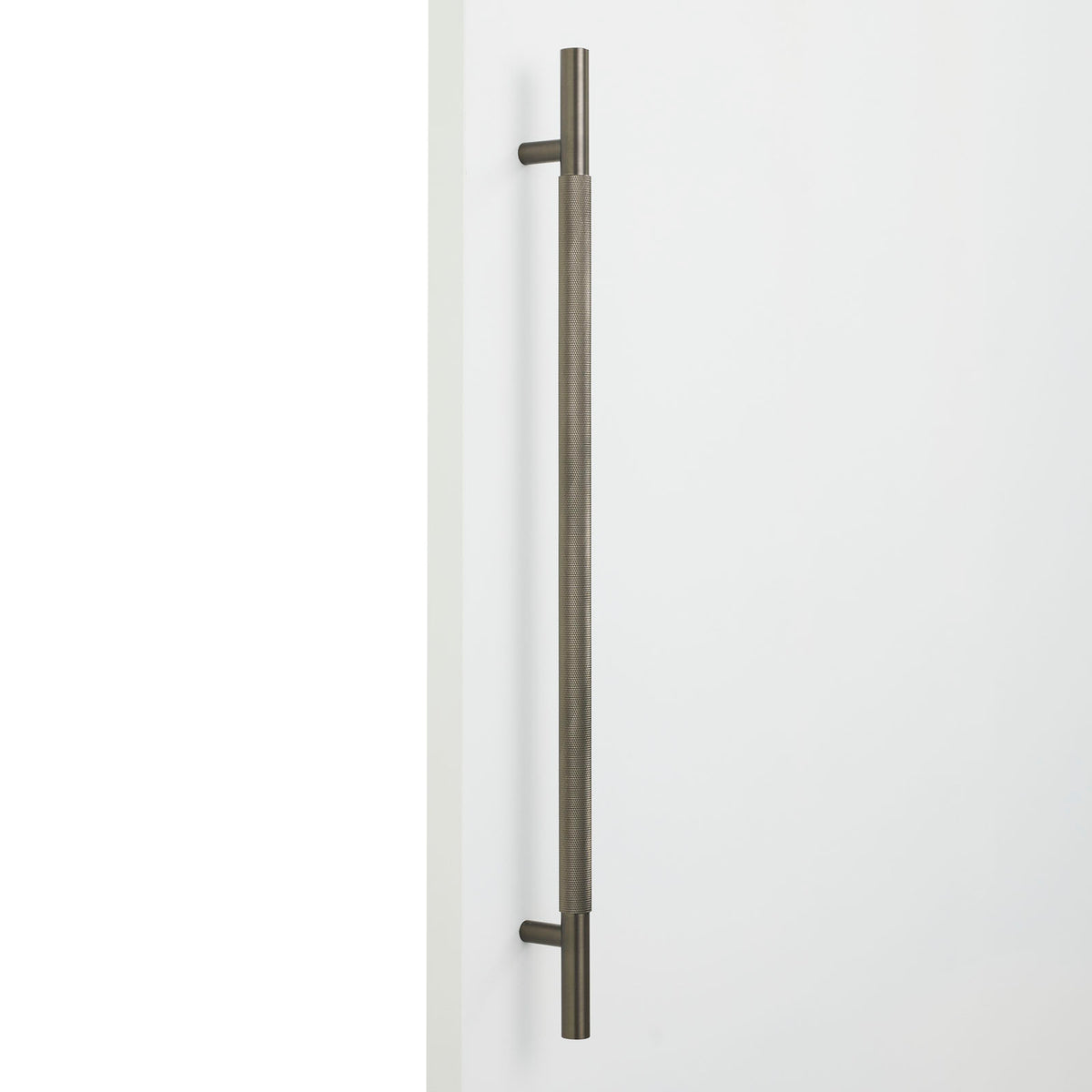 Gunmetal Knurled Appliance/Door Pull - Charmian