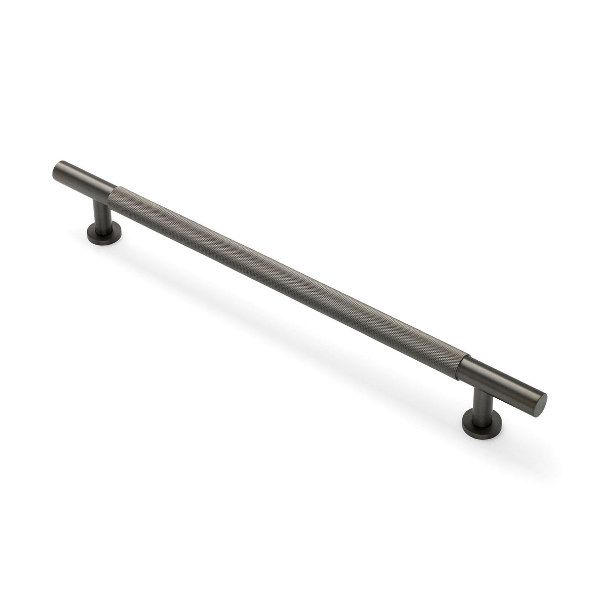 Gunmetal Knurled Appliance/Door Pull - Charmian