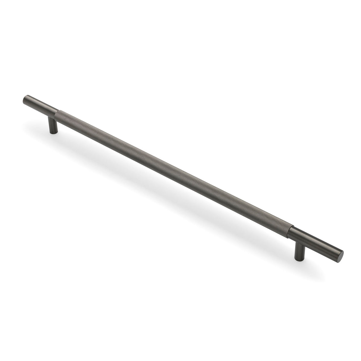 Gunmetal Knurled Appliance/Door Pull - Charmian