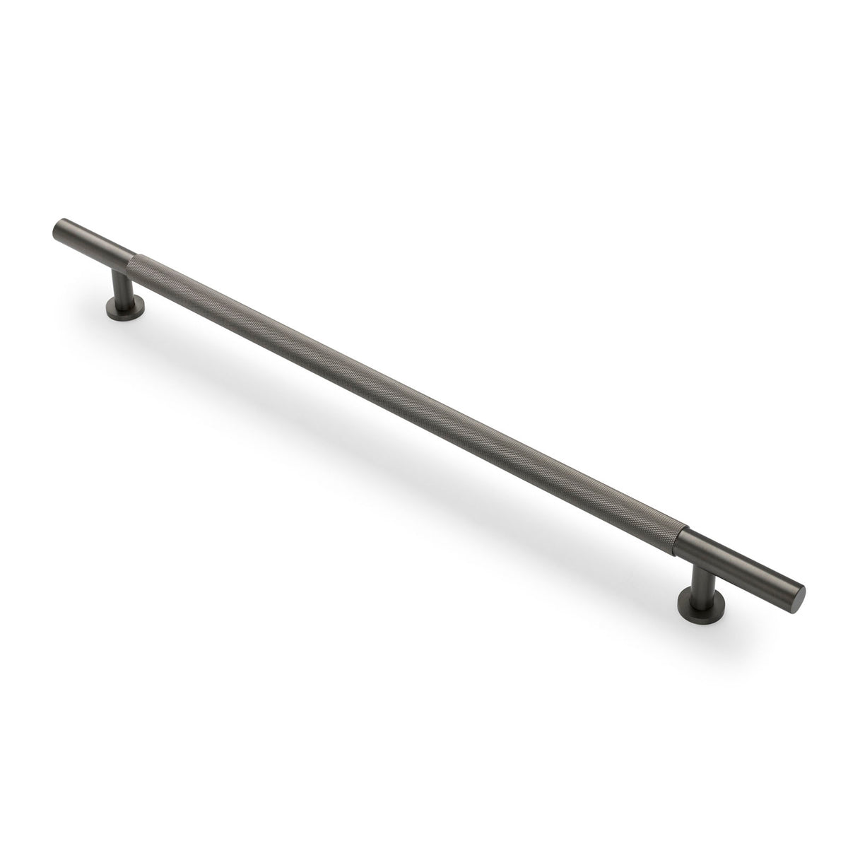 Gunmetal Knurled Appliance/Door Pull - Charmian
