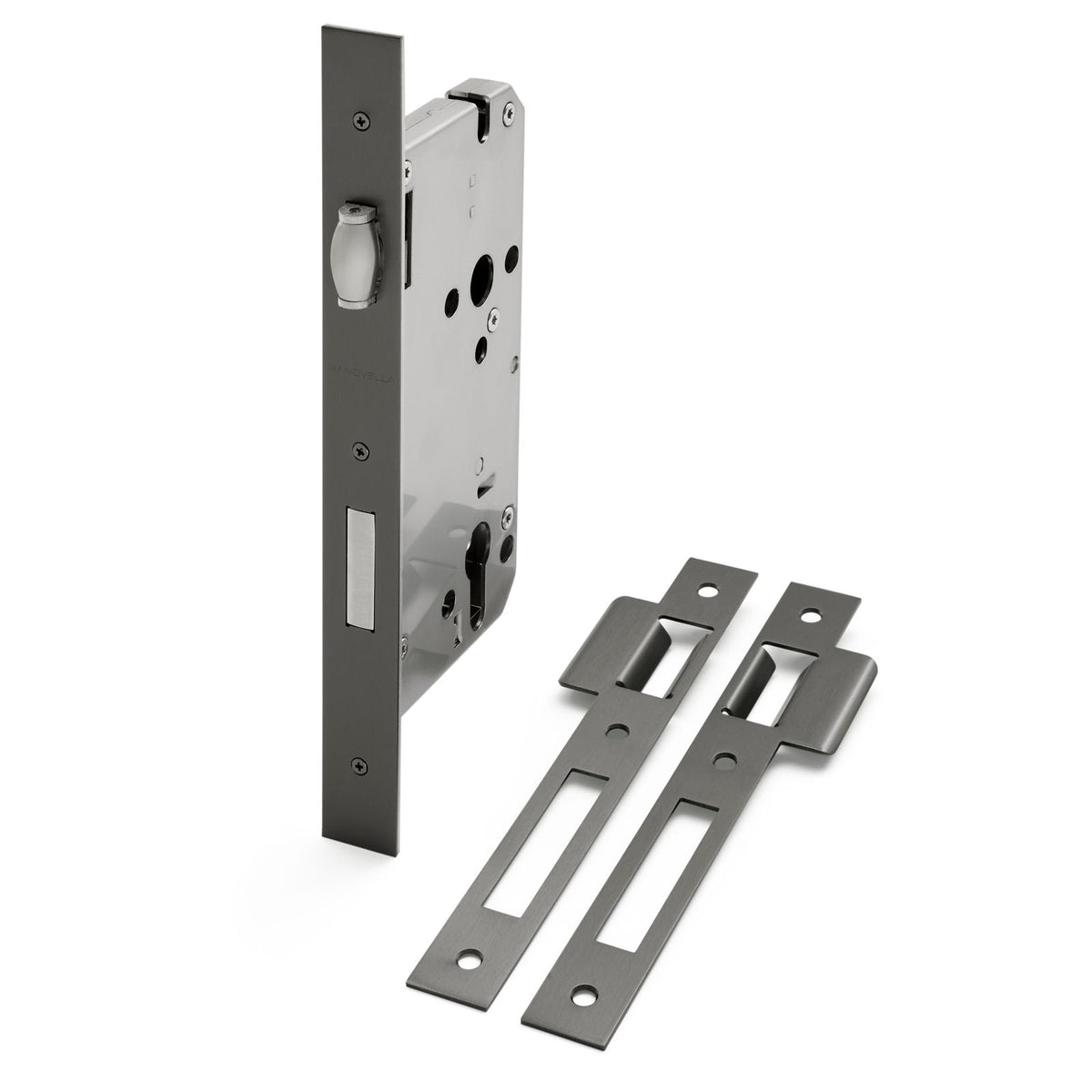 Gunmetal Euro Roller Mortice Lock 316SS (85mm Pitch 60mm Backset)