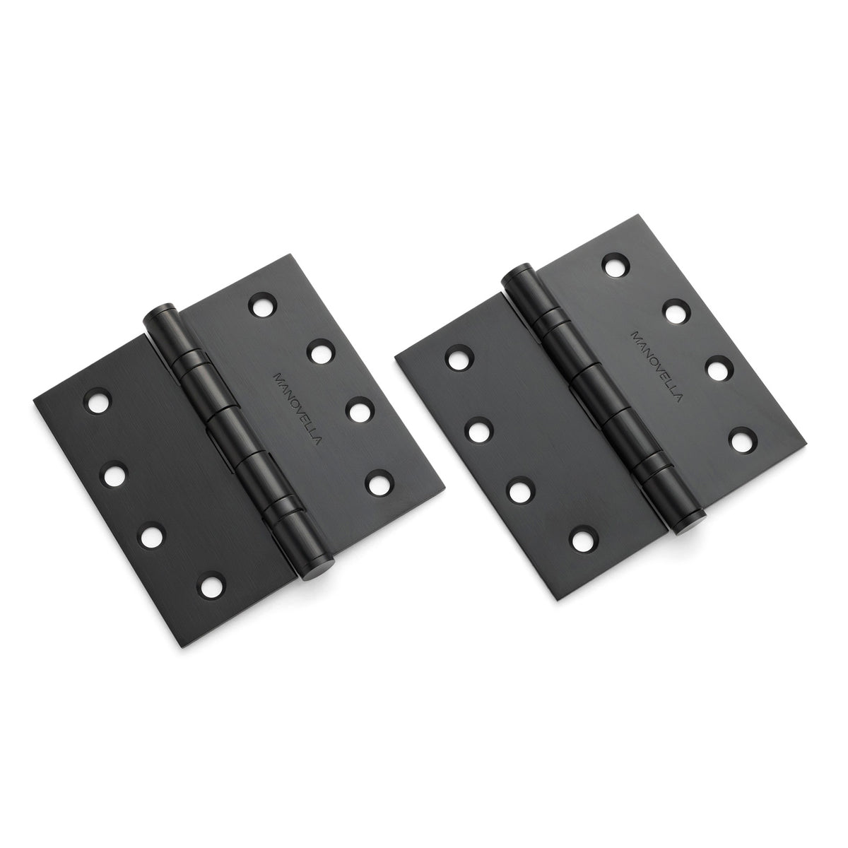 Matt Black Ball Bearing Hinge (Pair) 100mm x 100mm