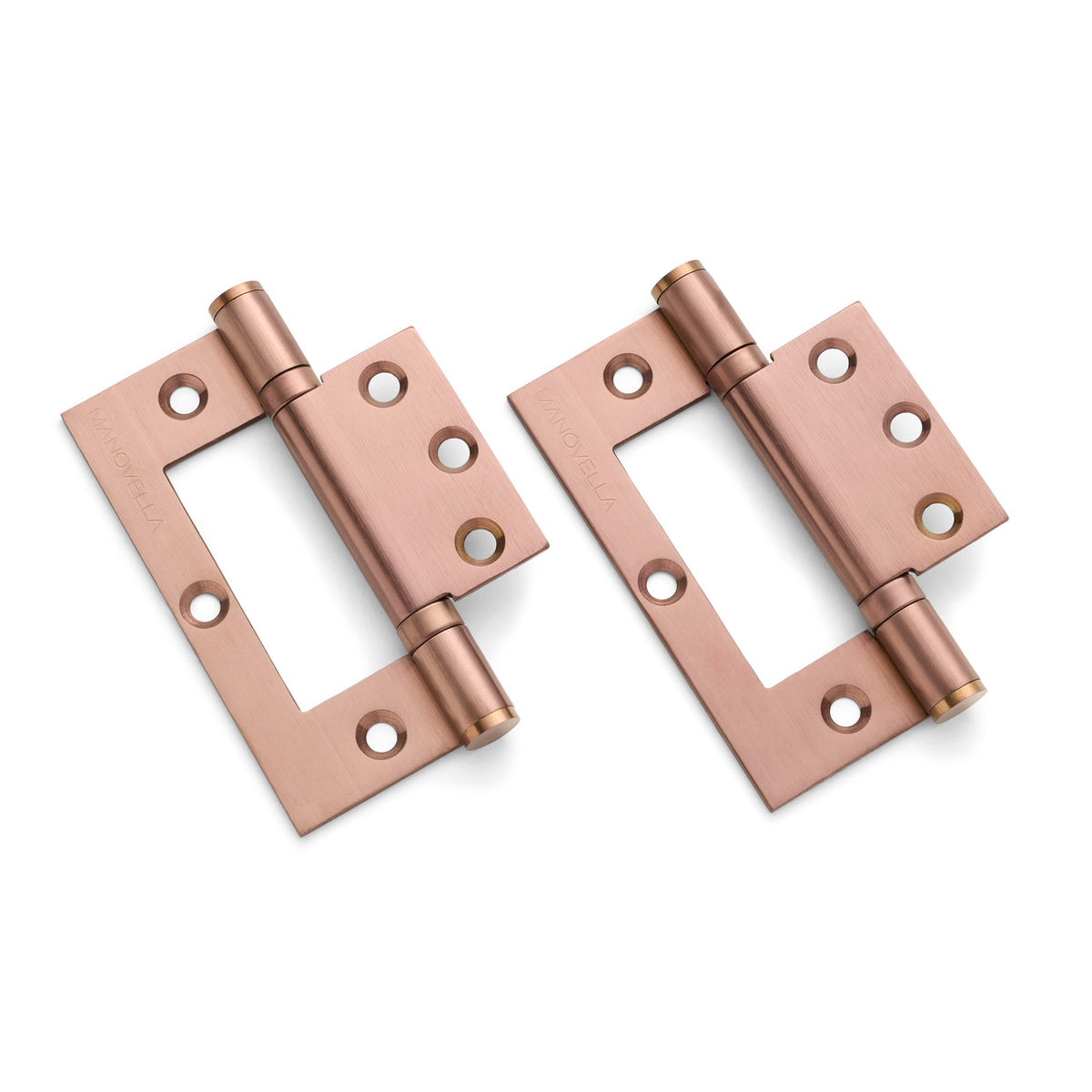 Sienna Bronze Ball Bearing Fast Fix Hinge (Pair) 100mm x 70mm