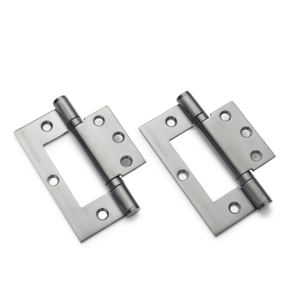 Gunmetal Ball Bearing Fast Fix Hinge (Pair) 100mm x 70mm