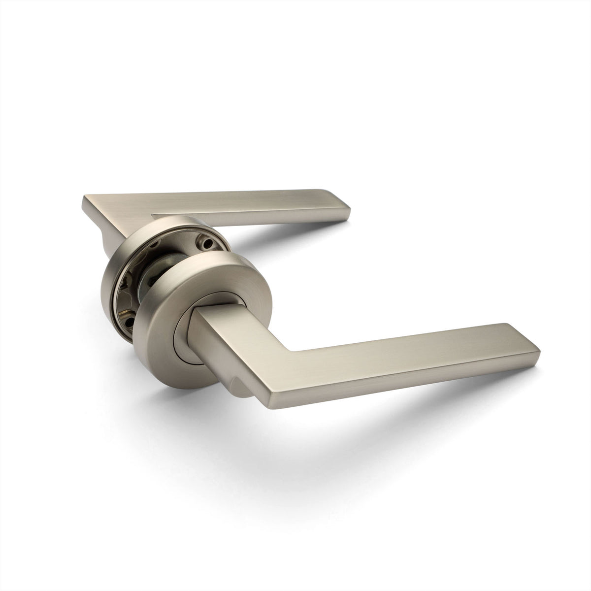 Brushed Nickel Passage Door Handle - Hamilton