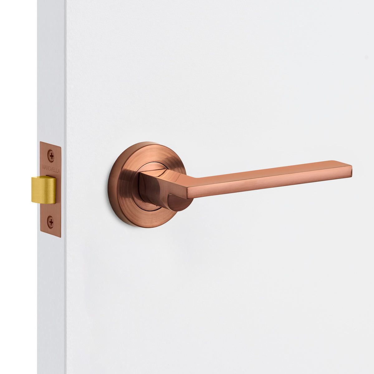Bronze Hamilton Door Handle installed