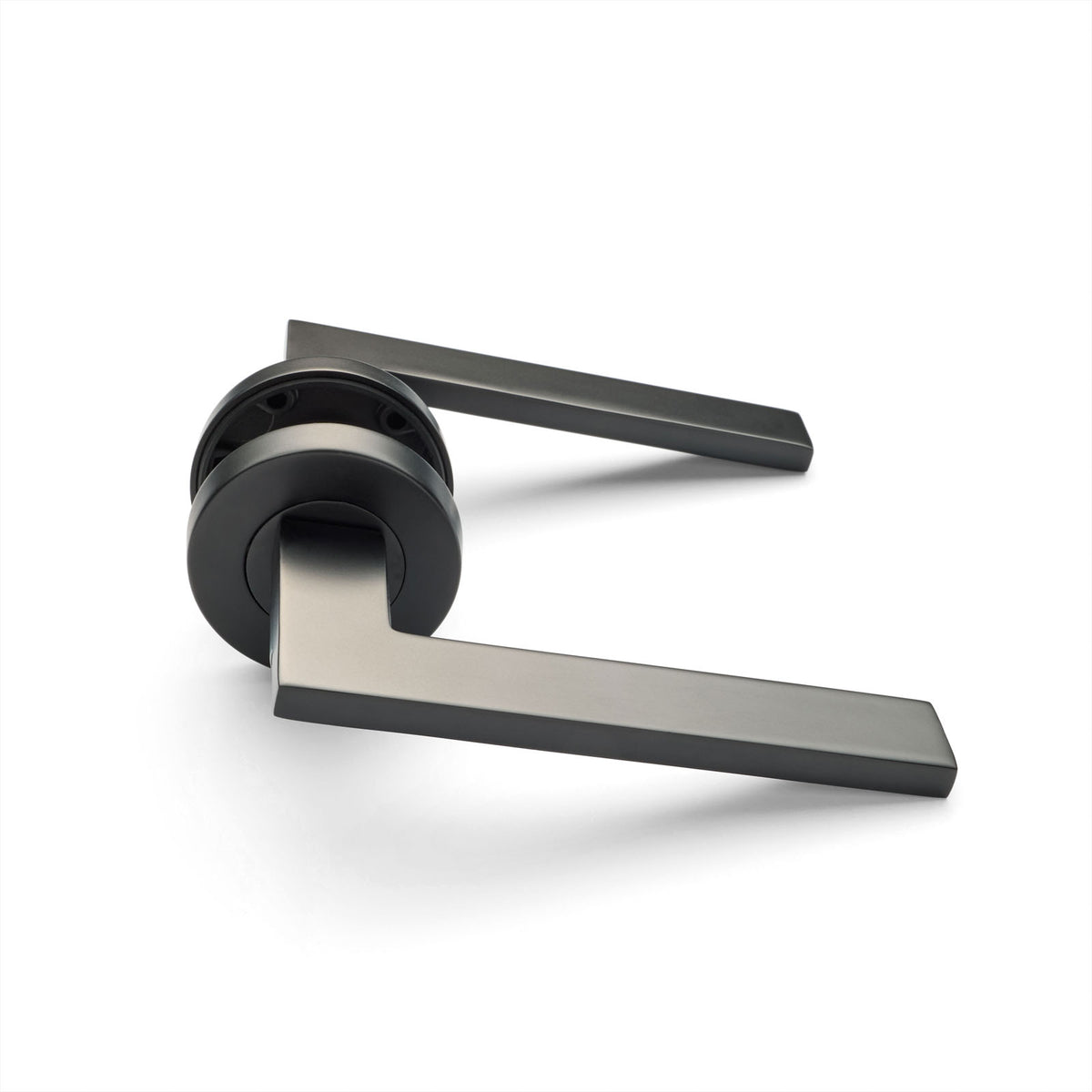 Matt Black Passage Door Handle - Hamilton