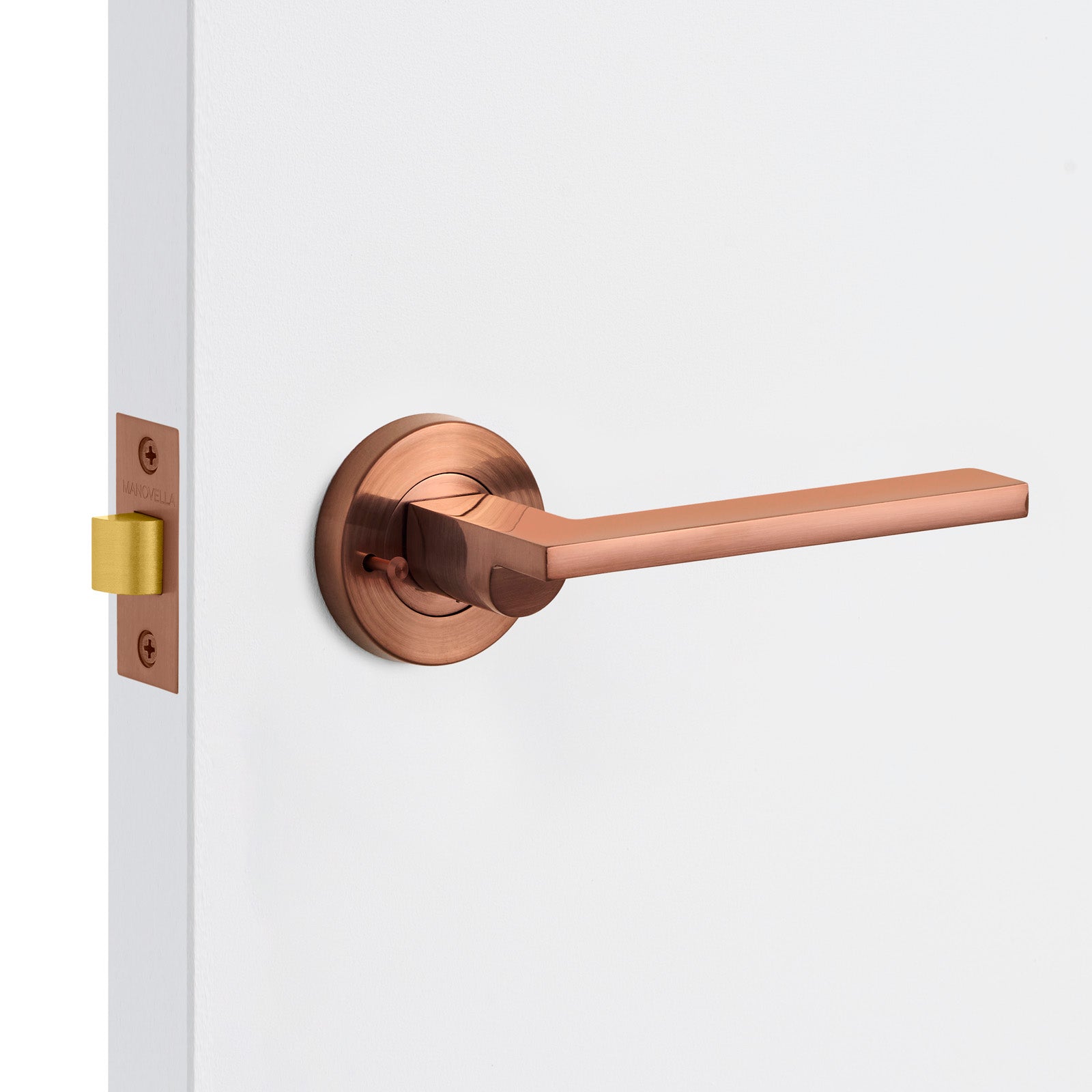 Bronze Hamilton Door Handle installed