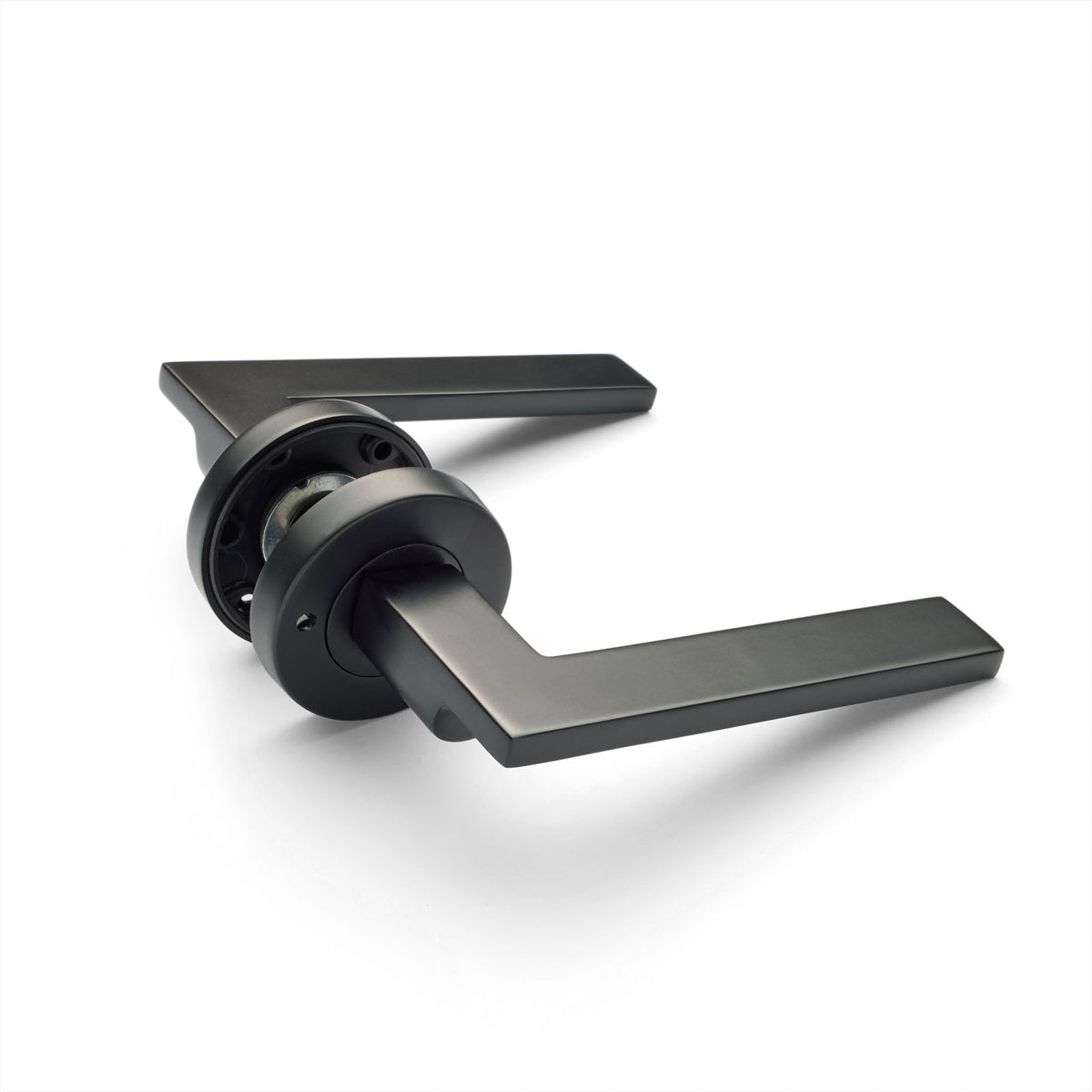 Matt Black Privacy Door Handle - Hamilton