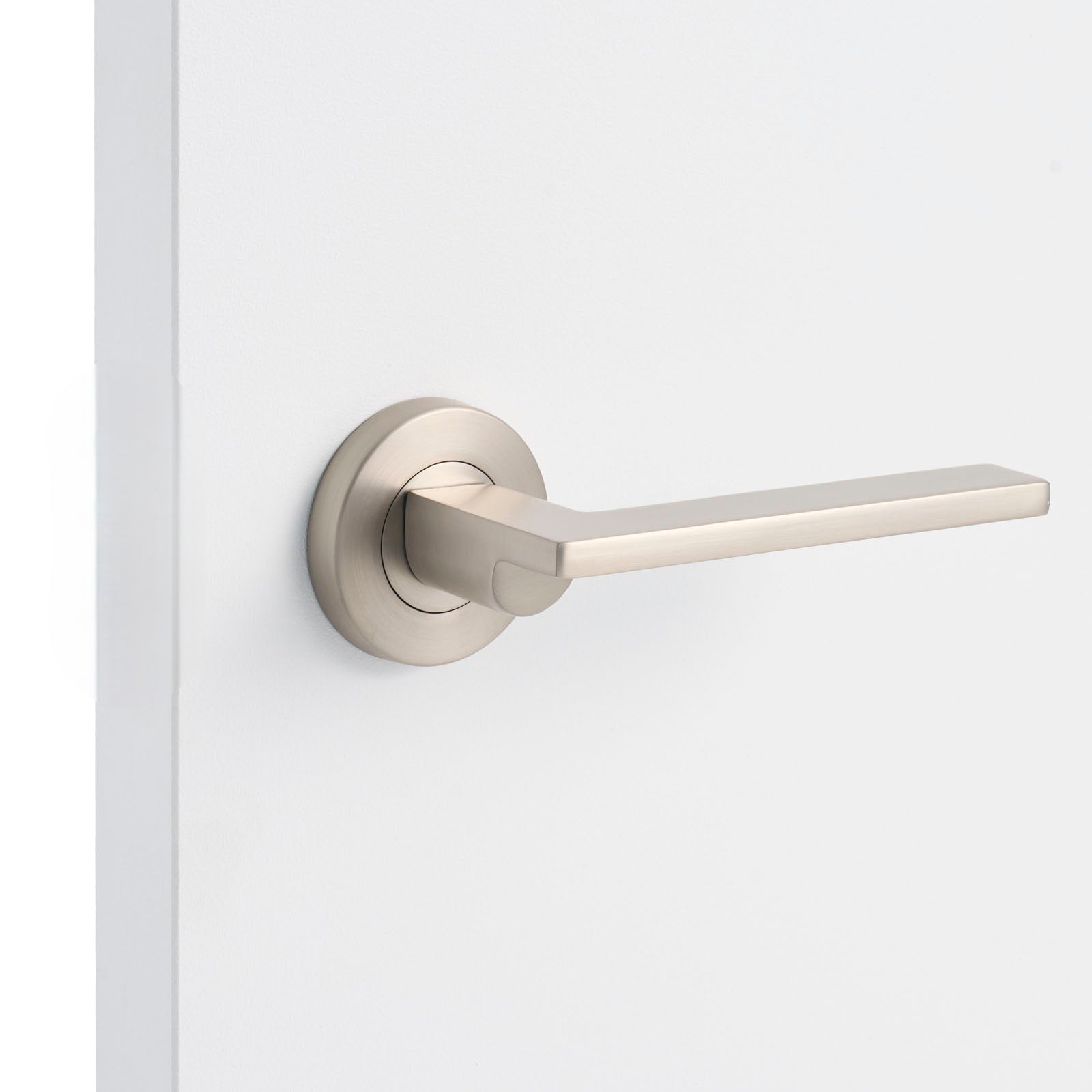 Brushed Nickel Dummy Door Handle