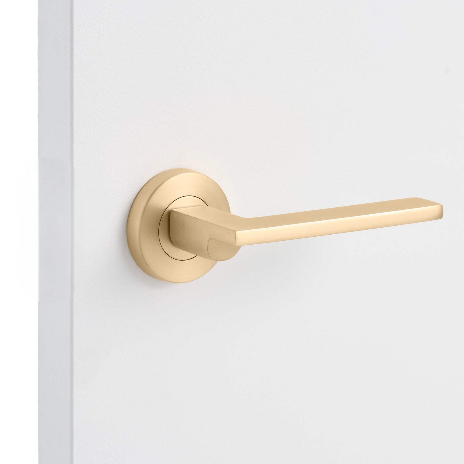 Brushed Nickel Dummy Door Handle